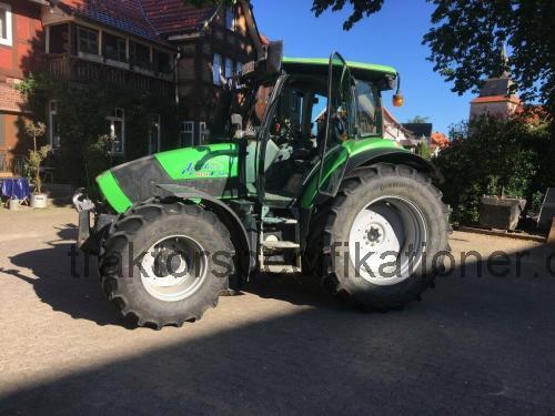 Deutz-Fahr Agrotron K 120 tekniska specifikationer och recensioner