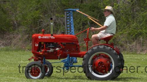 Farmall Cub tekniska specifikationer 