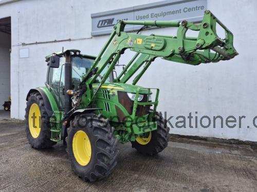 John Deere 6105R tekniska specifikationer 