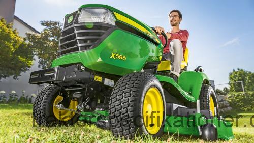 John Deere X590 tekniska specifikationer 