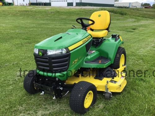 John Deere X750 recensioner och tekniska specifikationer