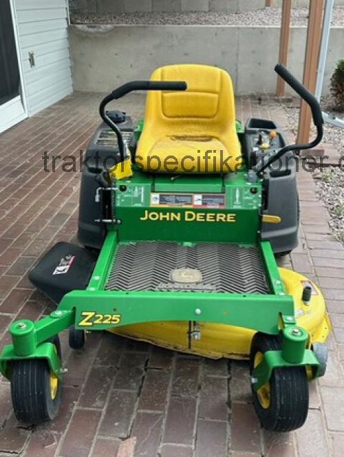 John Deere Z225 tekniska specifikationer 