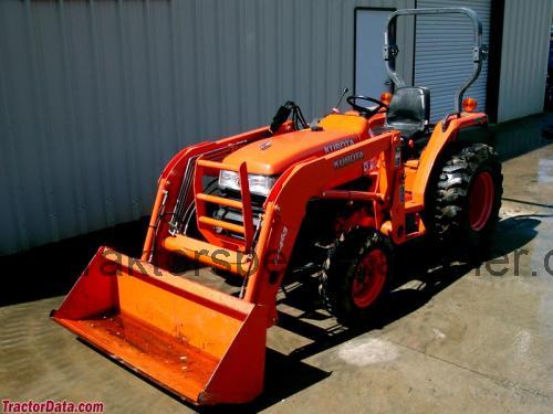 Kubota L3400 tekniska specifikationer 