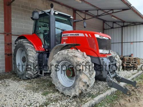 Massey Ferguson 7624 tekniska specifikationer 