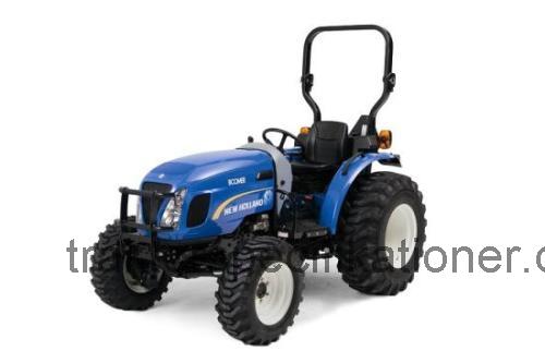 New Holland Boomer 40 tekniska specifikationer 