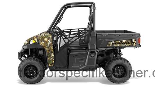 Polaris Ranger 900 tekniska specifikationer 