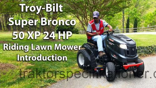 Troy-Bilt Super Bronco XP tekniska specifikationer 