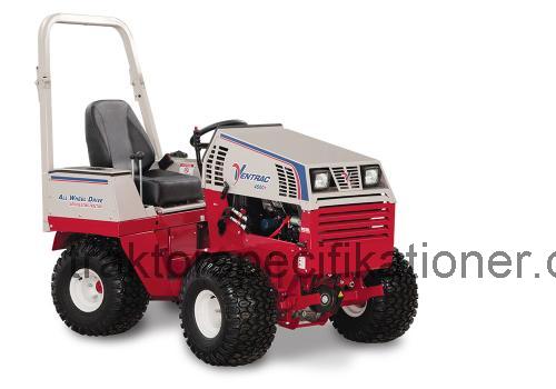 Ventrac 4500Y tekniska specifikationer 